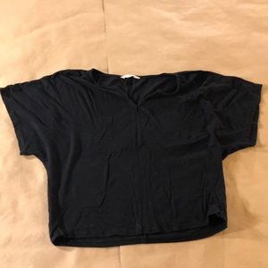 Wide Sleeve Vneck T-shirt